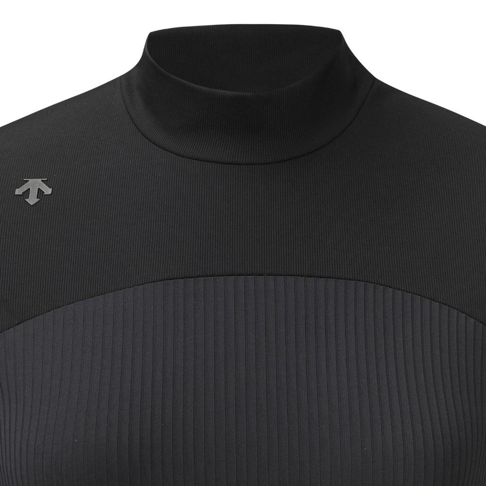 MOCK-NECK RIBBED T-SHIRT (WITH ARM COVERS) 女士 高爾夫短袖上衣