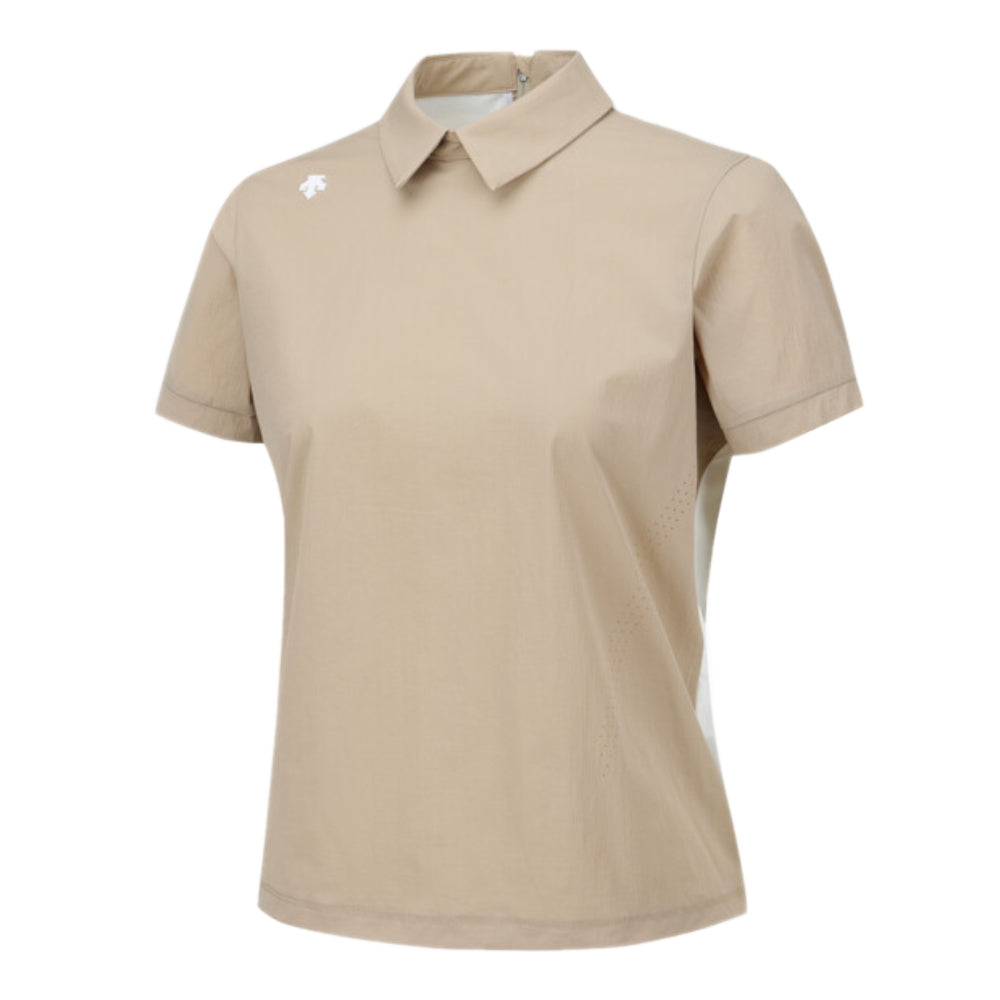 MILLION DOT HYBRID COLLARED T-SHIRT 女士 高爾夫翻領上衣