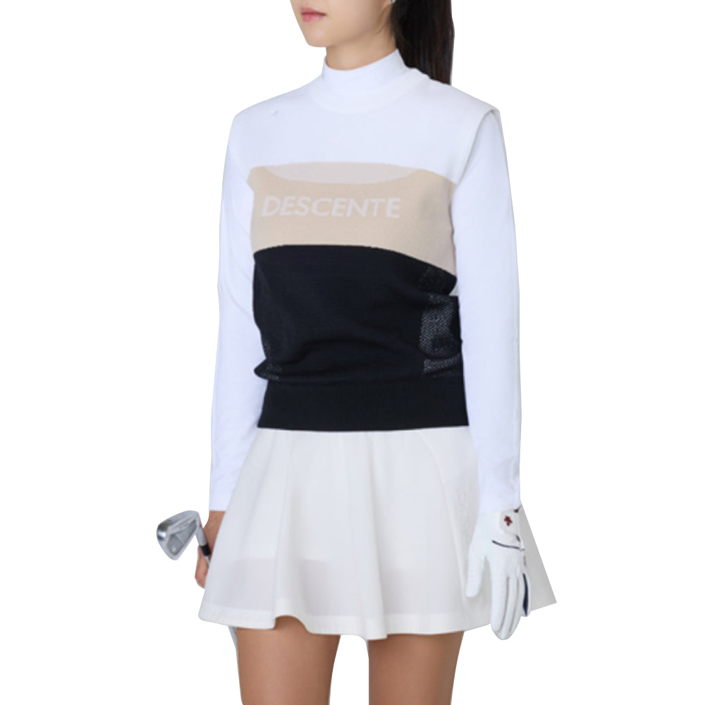 JACQUARD PULLOVER VEST 女士 高爾夫背心