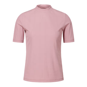 RIBBED SLIM-FIT SHORT SLEEVE T-SHIRTS 女士 運動上衣