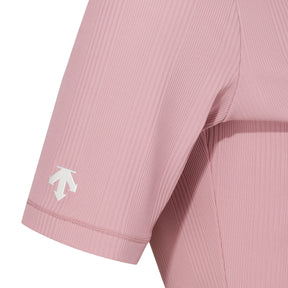 RIBBED SLIM-FIT SHORT SLEEVE T-SHIRTS 女士 運動上衣