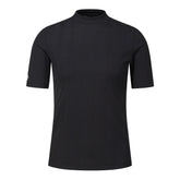 RIBBED SLIM-FIT SHORT SLEEVE T-SHIRTS 女士 運動上衣