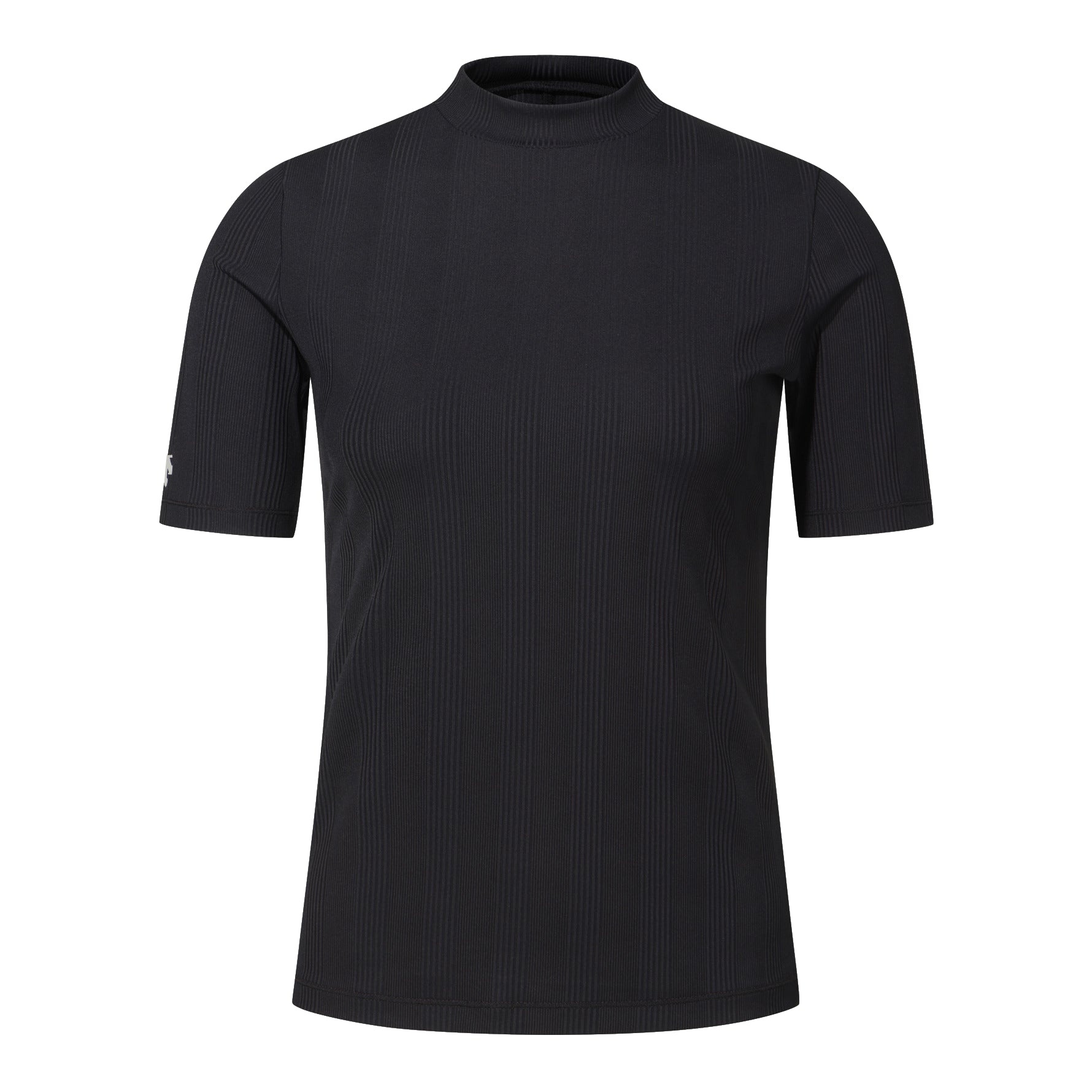 RIBBED SLIM-FIT SHORT SLEEVE T-SHIRTS 女士 運動上衣