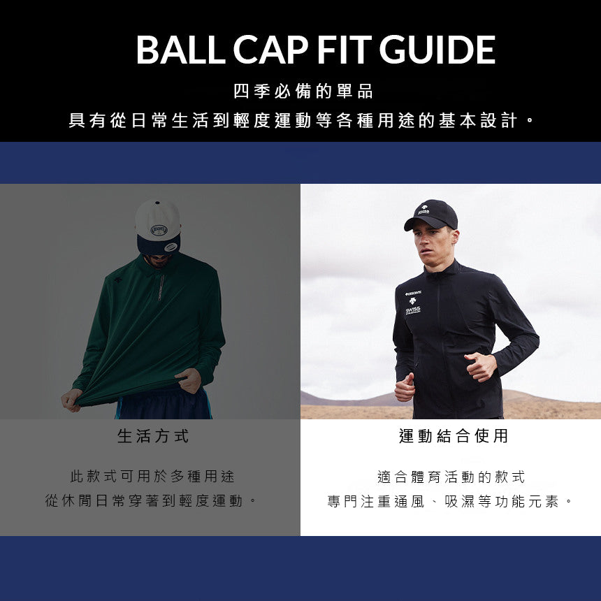 RUNNING BASIC BALL CAP 中性 運動帽