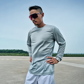 UNISEX FUNCTIONAL RUNNING BASIC LONG SLEEVE T-SHIRTS 男士 跑步上衣