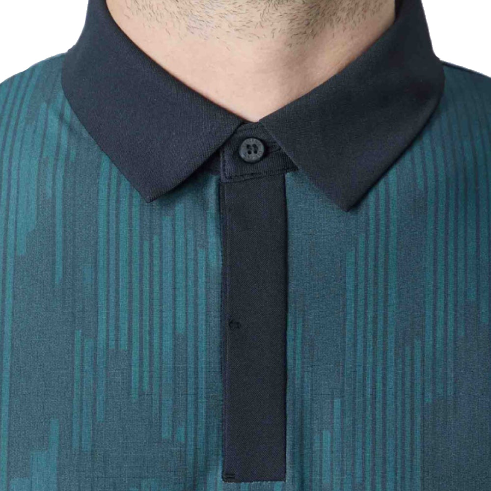 SUNSCREEN PRINT SHORT SLEEVE SHIRT 男士 高爾夫翻領上衣