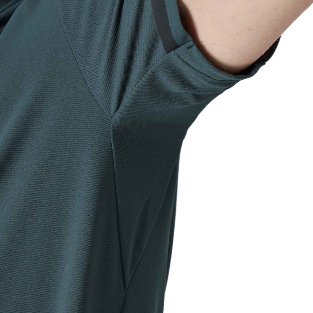 SUNSCREEN PIQUE HALF ZIP SHORT SLEEVE SHIRT 男士 高爾夫翻領上衣