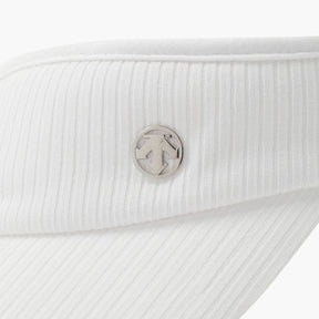 CORDUROY RIBBON POINT SUN VISOR 女士 高爾夫球帽