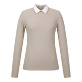 BASIC COLLARED LONG-SLEEVE T-SHIRT 女士 高爾夫球上衣