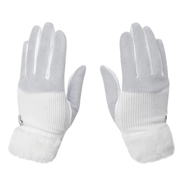 WOMENS FUR COLDPROOF TWO-HANDED GLOVES 女士 高爾夫球手套(雙)