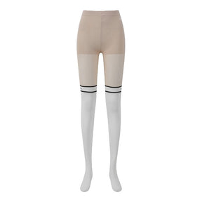 WOMEN'S COOL FAKE KNEE SOCKS TIGHTS 女士 高爾夫襪子