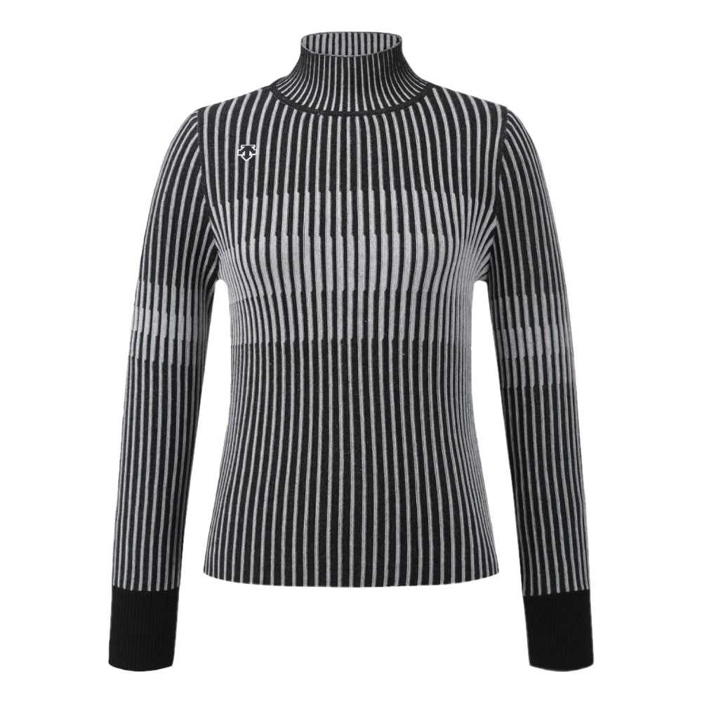 ACMT RIBBED MOCK-NECK PULLOVER 女士 高爾夫球上衣