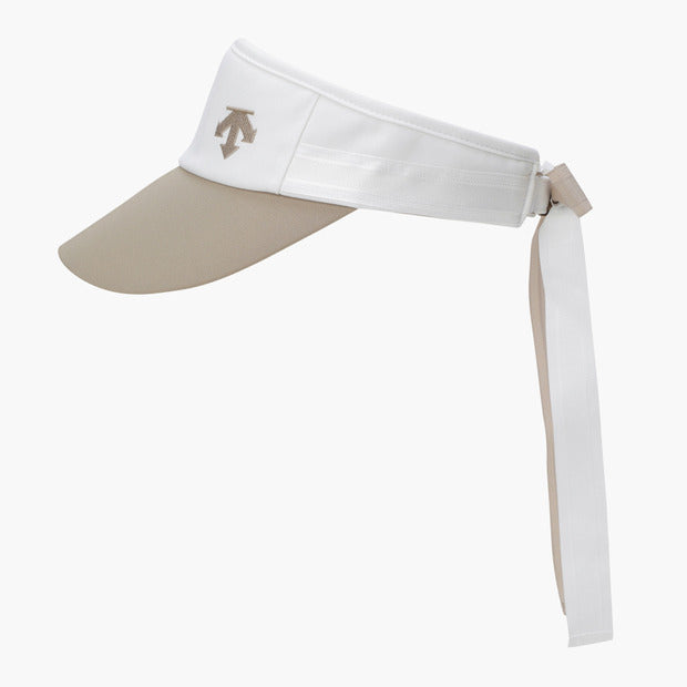 W ESSENTIAL RIBBON SUNVISOR 女士  高爾夫遮陽帽