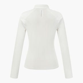 COOLING MIX RIBBED COLLARD T-SHIRT 女士 高爾夫球上衣