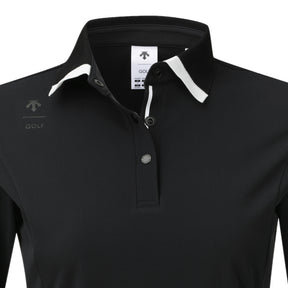 KNIT COLLARED FLEECED T-SHIRT 女士 高爾夫球上衣