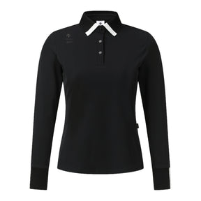 KNIT COLLARED FLEECED T-SHIRT 女士 高爾夫球上衣