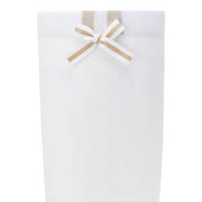 WOMEN'S AQUA MESH RIBBON KNEE-SOCKS 女士 高爾夫長襪