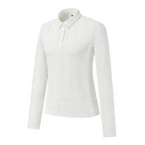 COLLARED COOLING LONG-SLEEVED T-SHIRT 女士 高爾夫翻領上衣