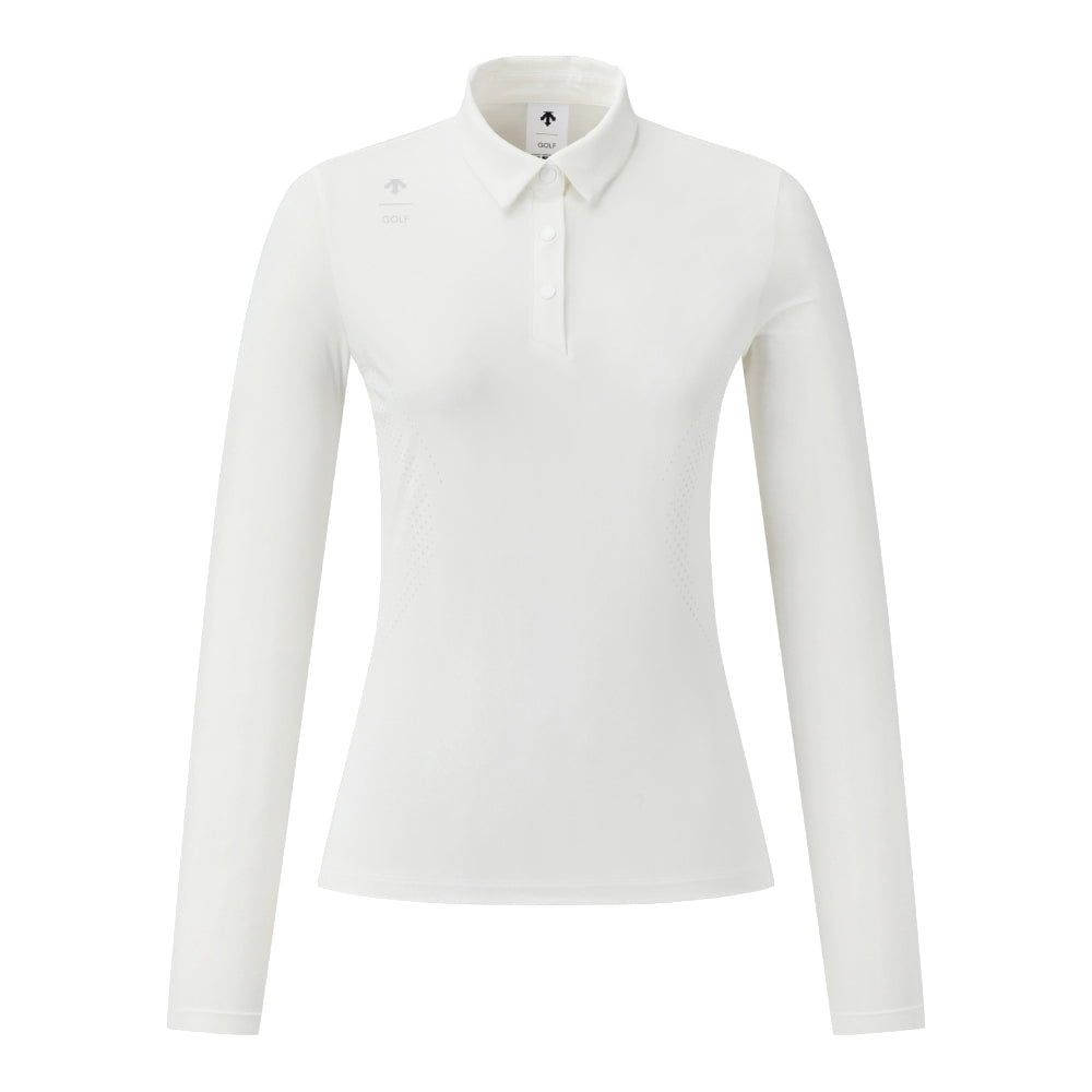 COLLARED COOLING LONG-SLEEVED T-SHIRT 女士 高爾夫翻領上衣