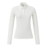 COLLARED COOLING LONG-SLEEVED T-SHIRT 女士 高爾夫翻領上衣