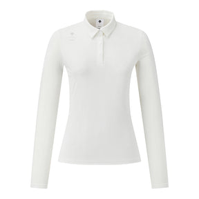 COLLARED COOLING LONG-SLEEVED T-SHIRT 女士 高爾夫翻領上衣