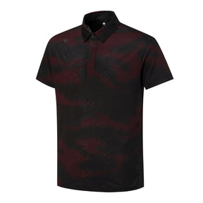 Y-COLLARED SHORT-SLEEVED T-SHIRT 男士 高爾夫翻領上衣