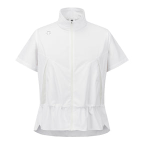 HIGH-NECK MID-LENGTH SHORT-SLEEVED JUMPER 女士 高爾夫高領短袖上衣