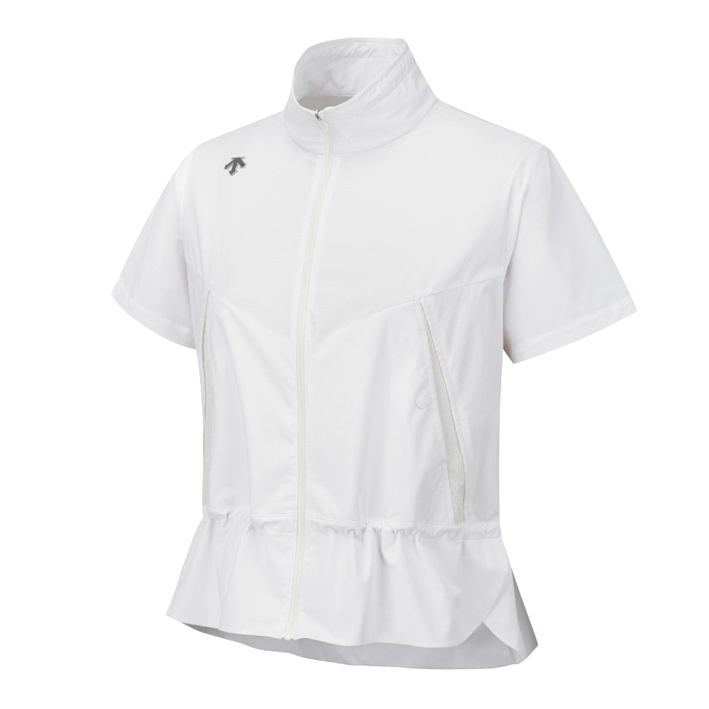 HIGH-NECK MID-LENGTH SHORT-SLEEVED JUMPER 女士 高爾夫高領短袖上衣