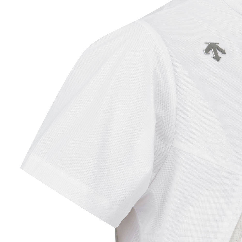HIGH-NECK MID-LENGTH SHORT-SLEEVED JUMPER 女士 高爾夫高領短袖上衣
