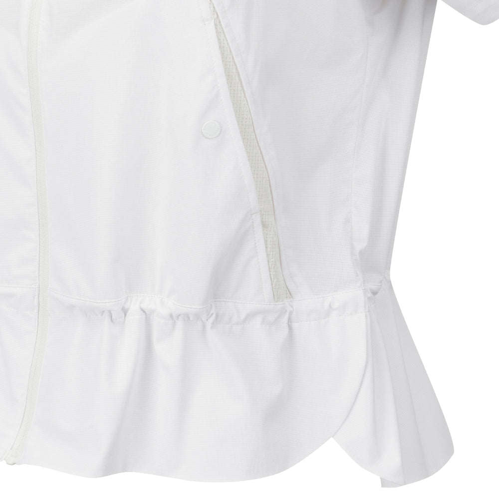 HIGH-NECK MID-LENGTH SHORT-SLEEVED JUMPER 女士 高爾夫高領短袖上衣