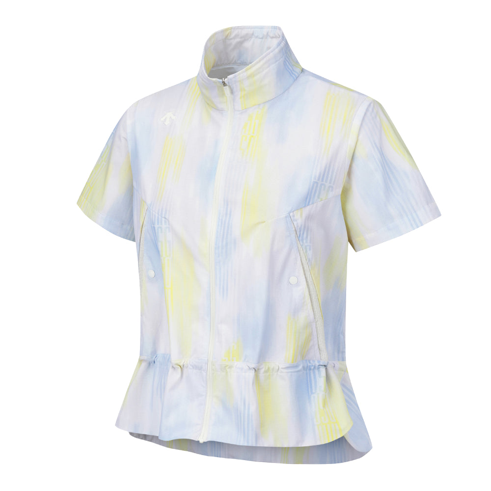 HIGH-NECK MID-LENGTH SHORT-SLEEVED JUMPER 女士 高爾夫高領短袖上衣