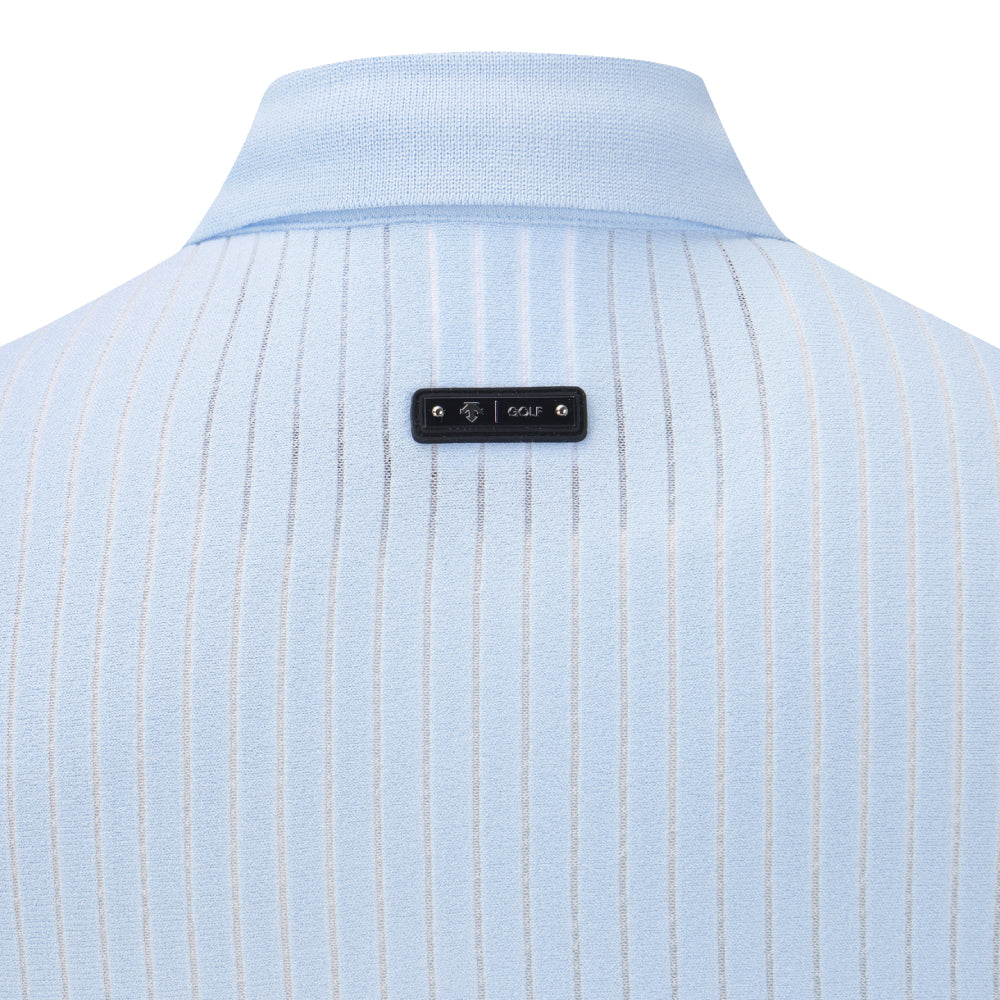 COLOR-BLOCK COLLARED SHORT-SLEEVED PULLOVER 女士 高爾夫翻領上衣