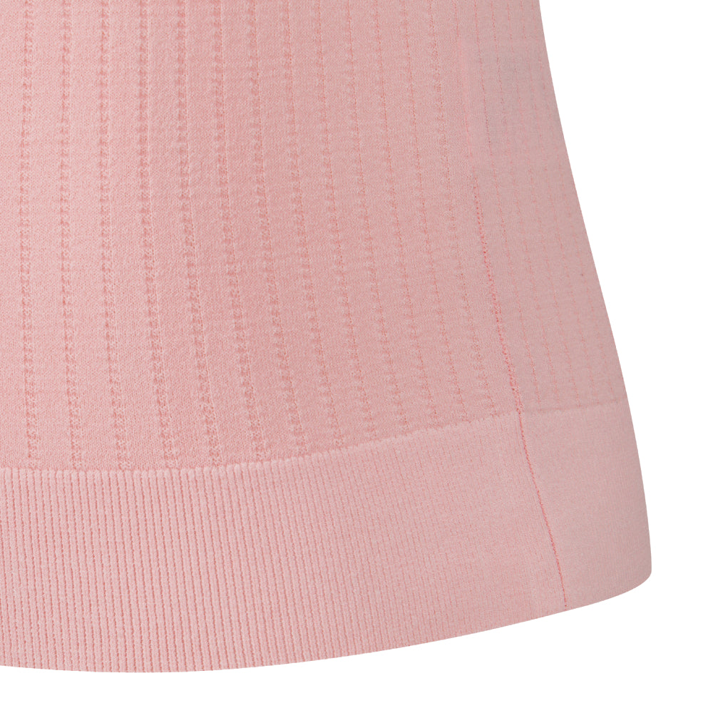 COLOR-BLOCK COLLARED SHORT-SLEEVED PULLOVER 女士 高爾夫翻領上衣