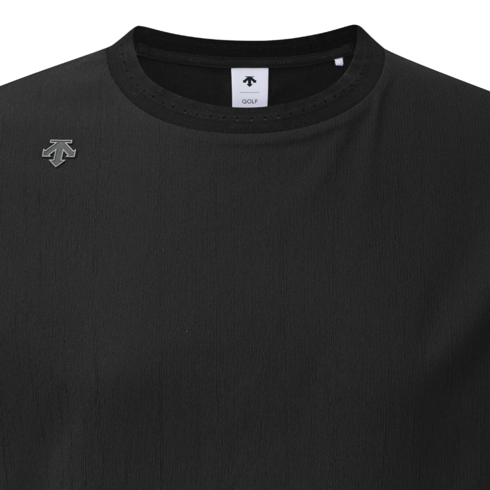 CREPE ROUND-NECK T-SHIRT 女士 高爾夫圓領上衣