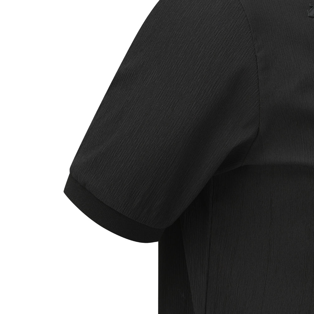 CREPE ROUND-NECK T-SHIRT 女士 高爾夫圓領上衣