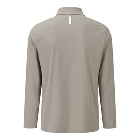 SEERSUCKER COOLING SLEEVES Y-COLLARED LS TEE 男士 高爾夫長袖翻領上衣