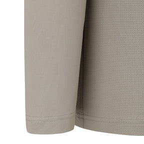 SEERSUCKER COOLING SLEEVES Y-COLLARED LS TEE 男士 高爾夫長袖翻領上衣