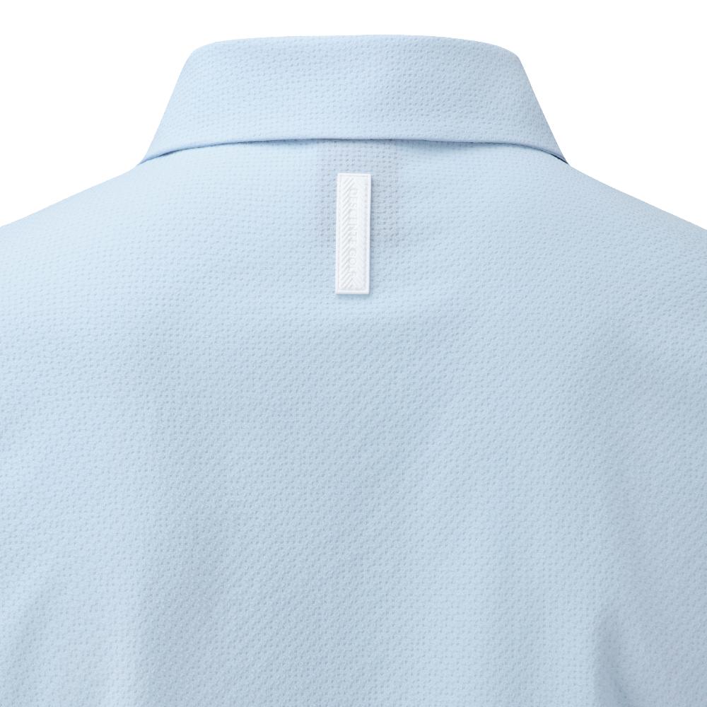 SEERSUCKER Y-COLLARED SHORT-SLEEVED T-SHIRT 男士 高爾夫翻領上衣