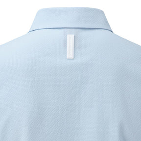 SEERSUCKER Y-COLLARED SHORT-SLEEVED T-SHIRT 男士 高爾夫翻領上衣