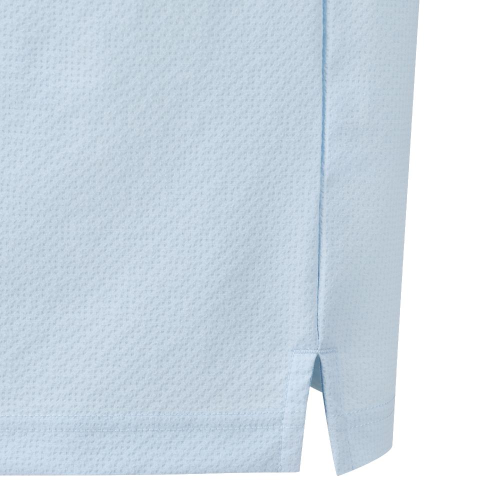 SEERSUCKER Y-COLLARED SHORT-SLEEVED T-SHIRT 男士 高爾夫翻領上衣