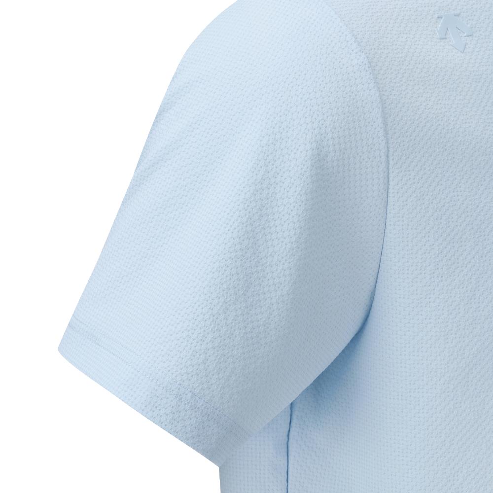 SEERSUCKER Y-COLLARED SHORT-SLEEVED T-SHIRT 男士 高爾夫翻領上衣