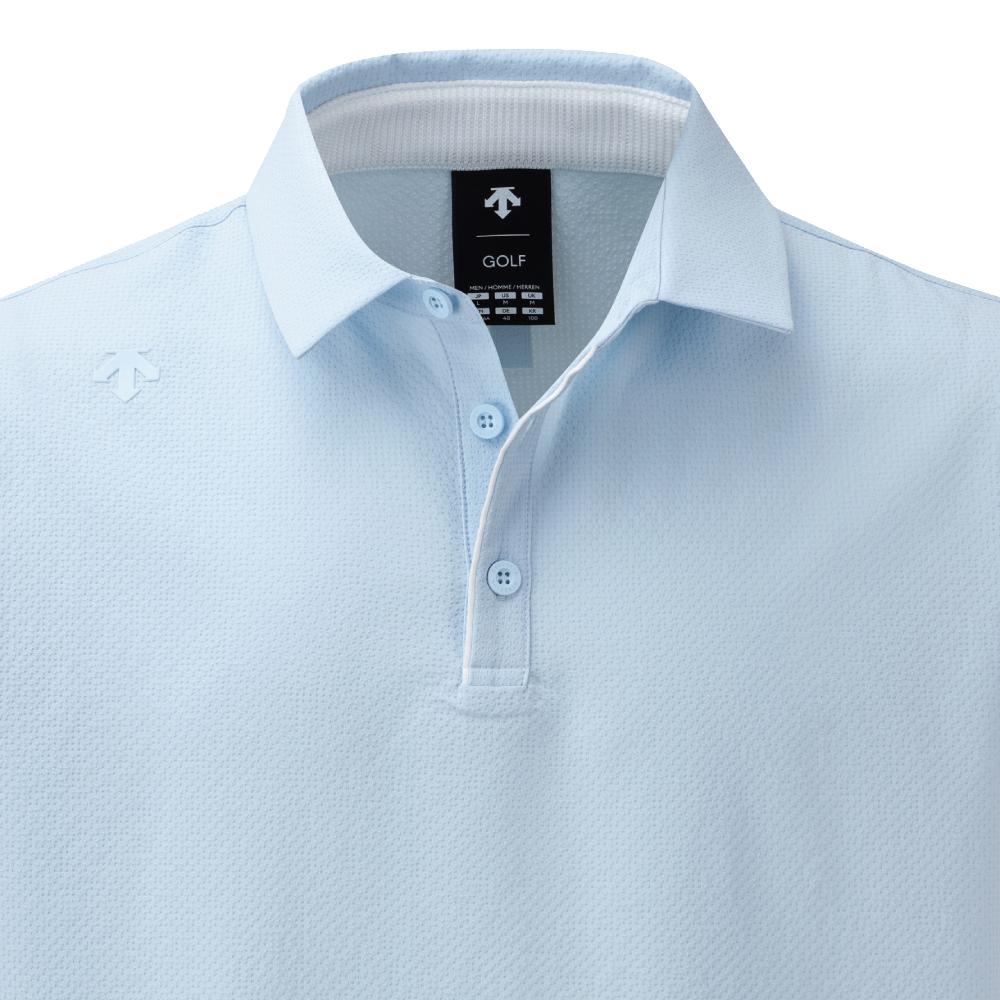 SEERSUCKER Y-COLLARED SHORT-SLEEVED T-SHIRT 男士 高爾夫翻領上衣