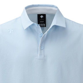 SEERSUCKER Y-COLLARED SHORT-SLEEVED T-SHIRT 男士 高爾夫翻領上衣
