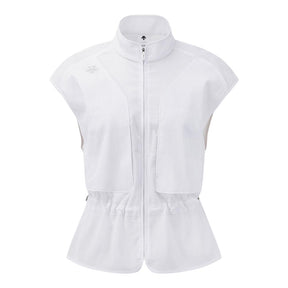 CAP-SLEEVE HIGH-NECK SHORT-SLEEVED JUMPER 女士 高爾夫背心