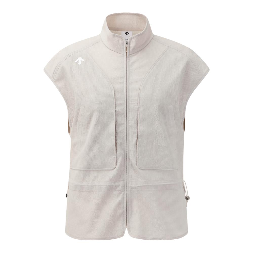 CAP-SLEEVE HIGH-NECK SHORT-SLEEVED JUMPER 女士 高爾夫背心