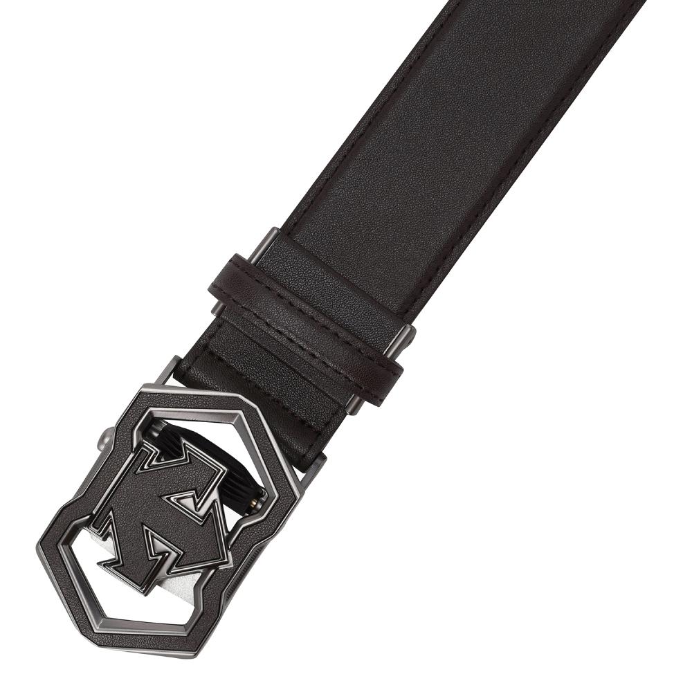 BASIC LOGO SEMI-AUTOMATIC BELT 男士 高爾夫腰帶