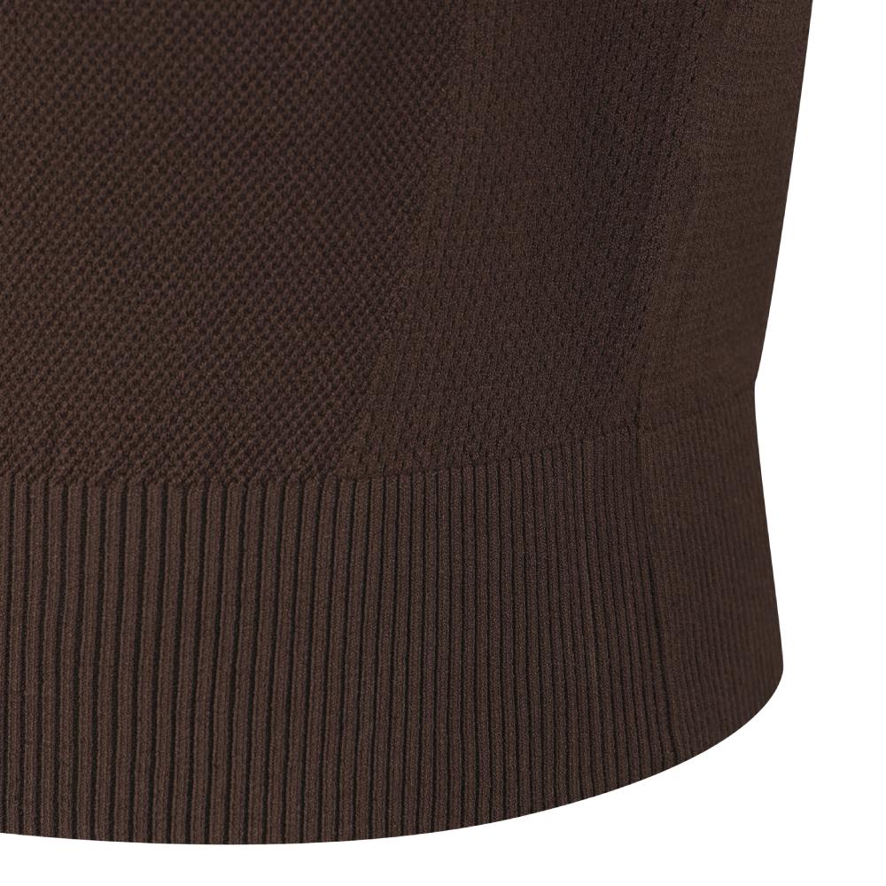 STRIPE Y-COLLARED SHORT-SLEEVED SWEATER 男士 高爾夫翻領上衣
