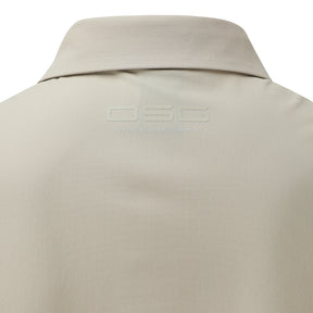 WOVEN HYBRID Y-COLLARED SHORT-DLEEVED T-SHIRT 男士 高爾夫短袖翻領上衣