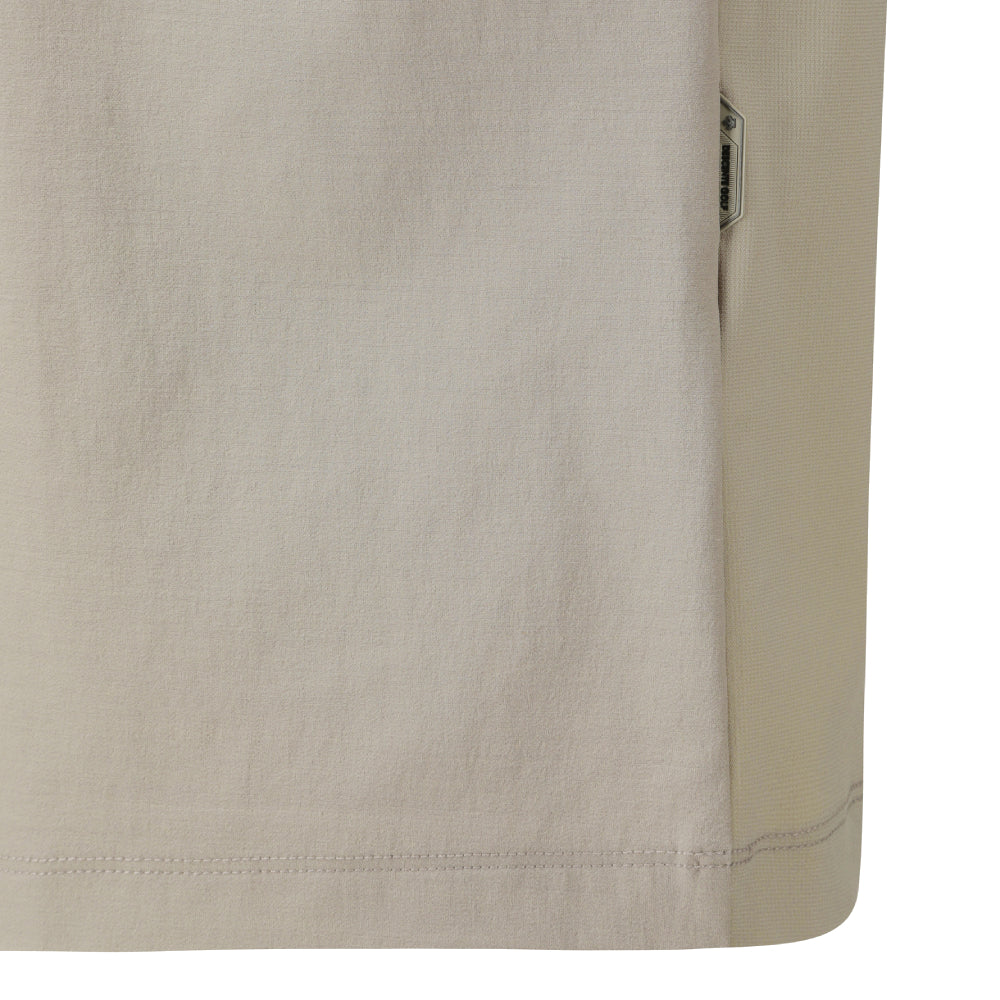 WOVEN HYBRID Y-COLLARED SHORT-DLEEVED T-SHIRT 男士 高爾夫短袖翻領上衣
