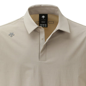 WOVEN HYBRID Y-COLLARED SHORT-DLEEVED T-SHIRT 男士 高爾夫短袖翻領上衣